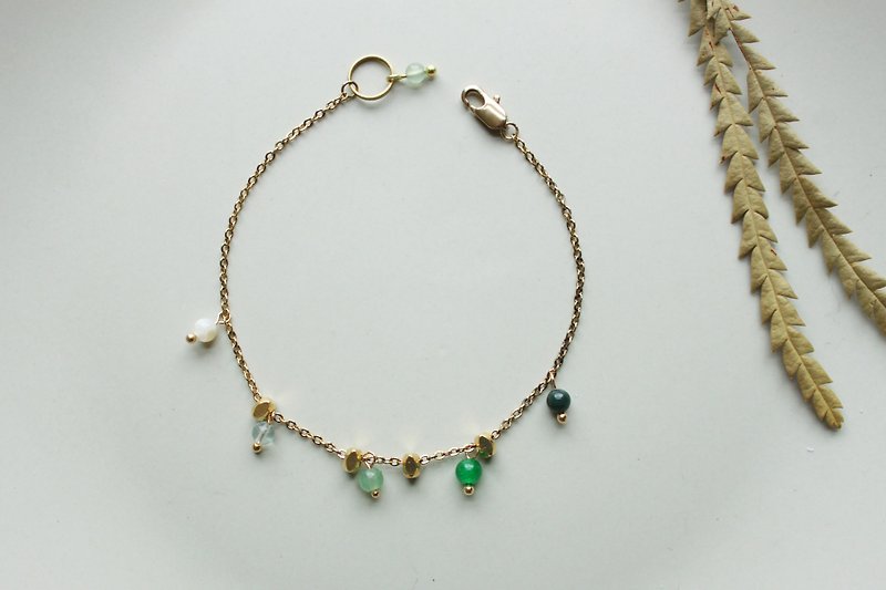 Gradation - bracelet - Bracelets - Copper & Brass Green