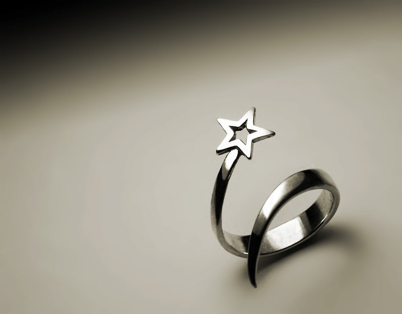 Big Meteor Silver Ring - แหวนทั่วไป - โลหะ สีเงิน