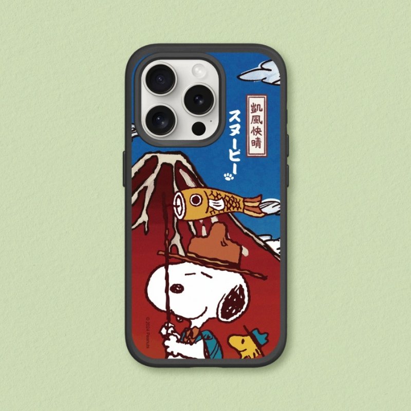 SolidSuit mobile phone case∣Snoopy X top art master/Kaifeng Kuaiqing - เคส/ซองมือถือ - พลาสติก หลากหลายสี