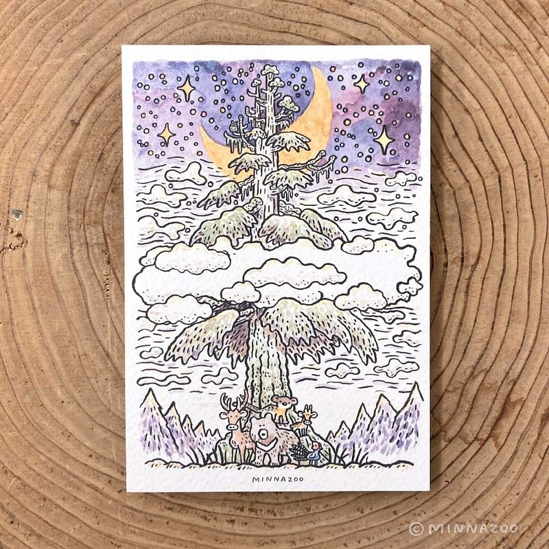 在地好朋友明信片－臺灣最高杉 - 卡片/明信片 - 紙 