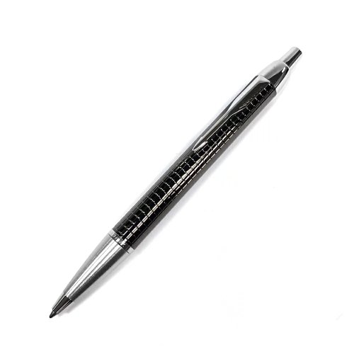 城市視角 PARKER 經典高鈒系列 原子筆 鈦金格紋白夾