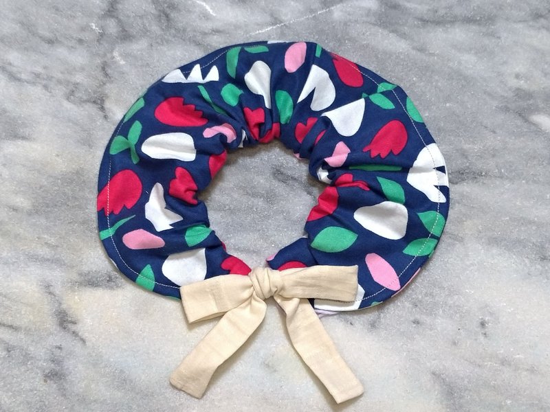 Tulip pet tie scarf【P230501】 - Collars & Leashes - Cotton & Hemp Multicolor