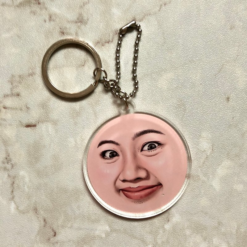 KEY RING ll KEY CHAIN :: face for someone no.4