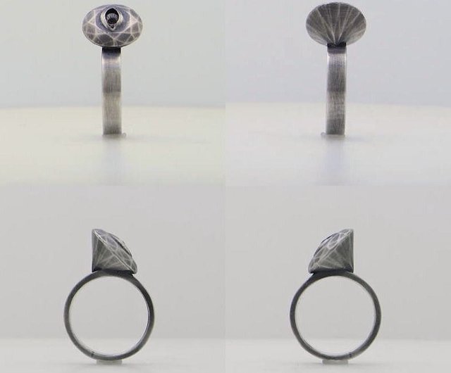 stare stone ring_2 (s_m-R.47) 銀玻戒指指环眼睛目jewelry sterling