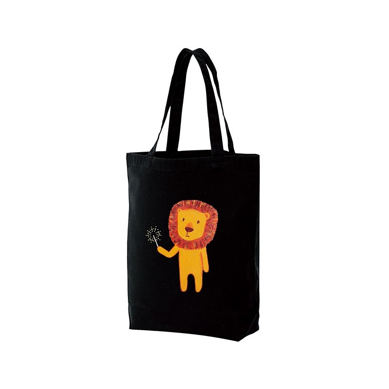 Cotton Bag | Light a Small Spark | Straight Canvas Bag - กระเป๋าถือ - ผ้าฝ้าย/ผ้าลินิน 