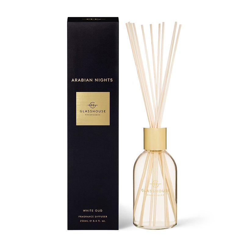Australian GLASSHOUSE Arabian Nights Diffuser 250ml - Fragrances - Other Materials Black