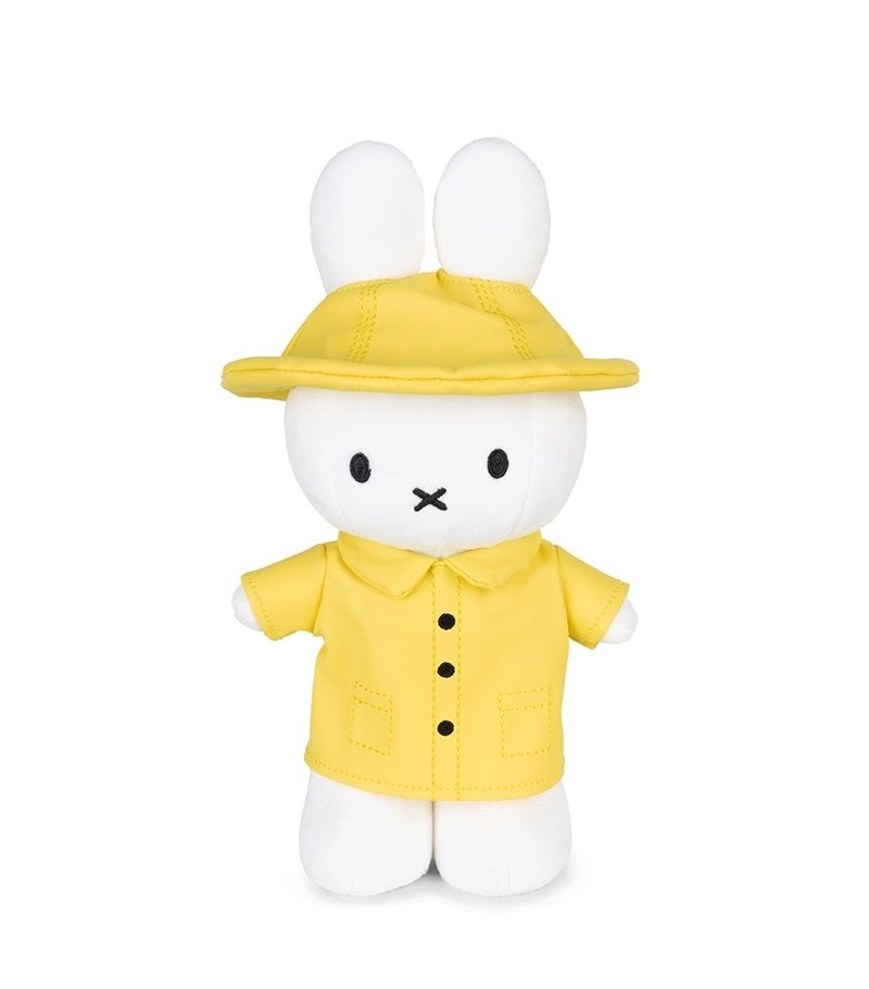 荷蘭 Bon Ton Toys | Miffy 米飛兔 娃娃 黃色 雨衣 24cm - 公仔/玩偶 - 其他材質 黃色