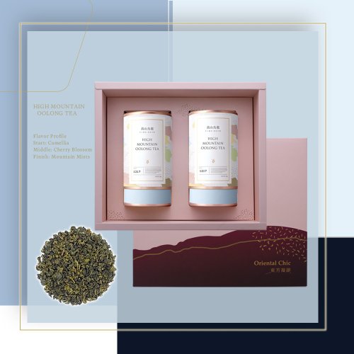 小葉覓蜜 【快速出貨】阿里山蜜香烏龍茶雙罐禮盒No.1224 (150g/罐)