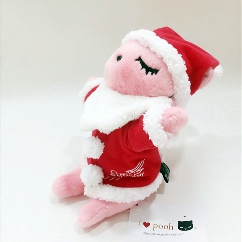 【聖誕版】I love pooh ,維尼貓絨毛玩偶(15cm)_Pink IP1408103-1 - 寶寶/兒童玩具/玩偶 - 其他材質 粉紅色