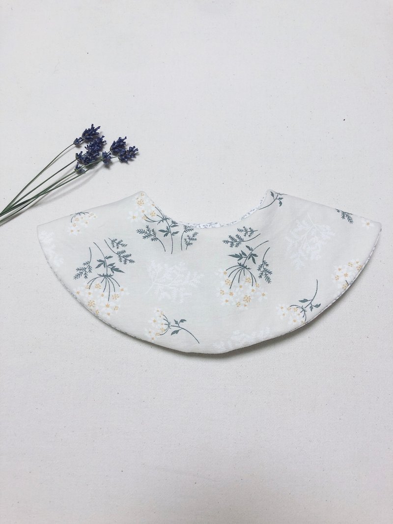 Round Bib 360 Spring Flowers - ผ้ากันเปื้อน - ผ้าฝ้าย/ผ้าลินิน หลากหลายสี