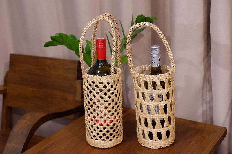 ถุงใส่ไวน์ ถุงไวน์ Wine Bottle Bag wine holder - แก้วไวน์ - พืช/ดอกไม้ 
