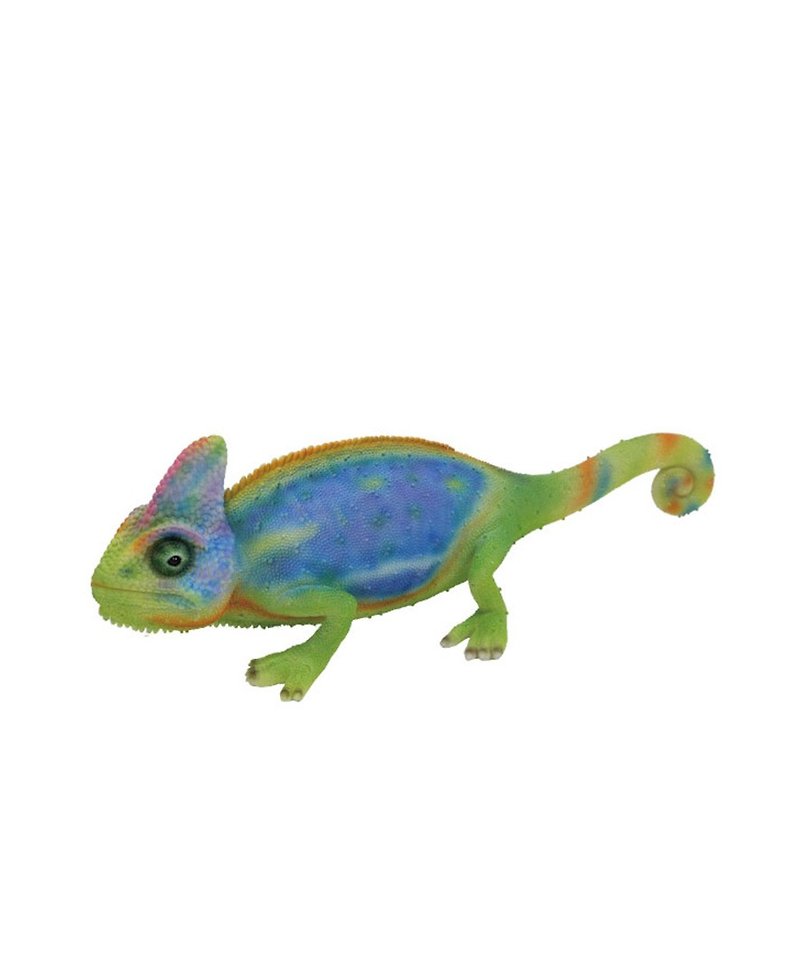 SUSS-Japan Magnets immersive animal series cute chameleon modeling money bank (color)-spot - อื่นๆ - เรซิน หลากหลายสี