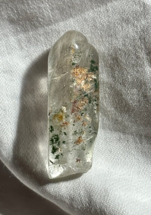 Could9Crystal 精品 銀髮晶 隨型 四季幽靈 幽靈穿髮 天然水晶 冰透 擺件