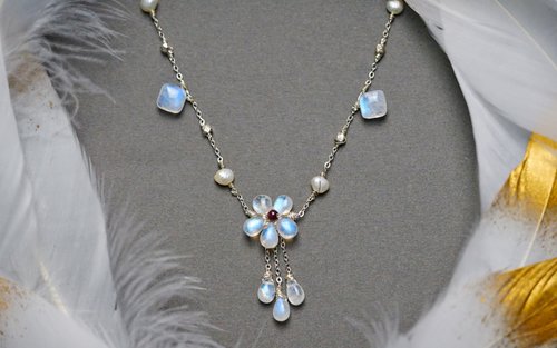 本日22時までセール　天然スリランカ産　スターアクアマリン共生あり　ブレスレット 天然個人コレクション品 スリランカ産 スターアクアマリン共生