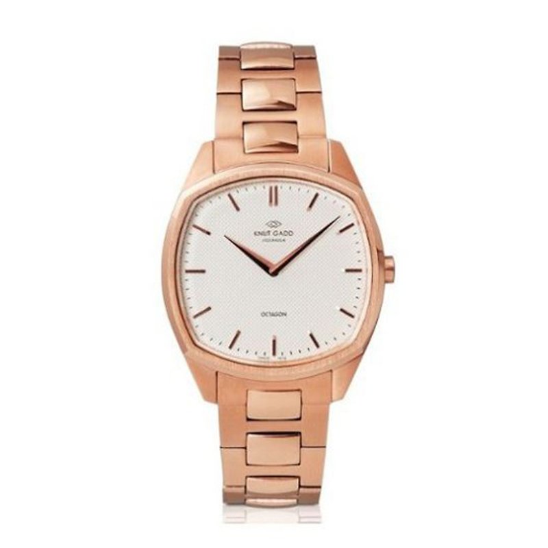 瑞典設計手錶 Octagon系列簡約時尚腕錶 玫瑰金/35mm  TPA-0022 - 女錶 - 其他金屬 粉紅色