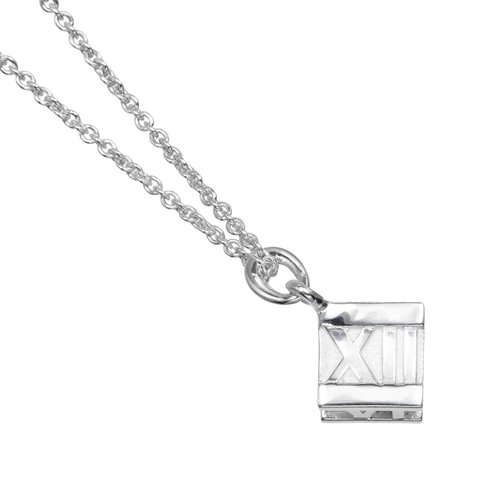 TIFFANY&CO.アトラスキューブネックレス シルバー　925 最終案内日。 日本直送】ティファニーTIFFANY&Co. アトラスキューブネックレス