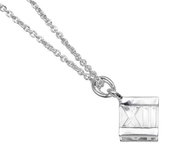 【極美品】ティファニー　アトラスキューブネックレス　シルバー925 TIFFANY&Co.】ティファニー アトラス キューブ ネックレス