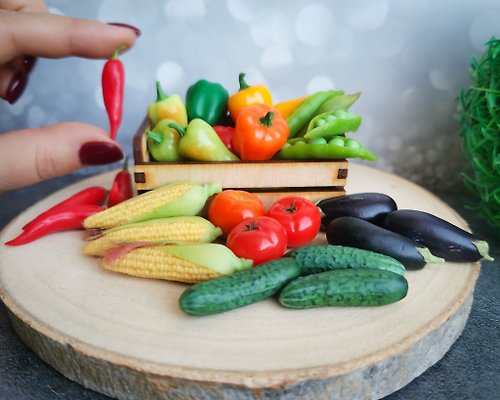 FRUIT STORIES 迷你蔬菜番茄小黃瓜茄子辣椒玉米豌豆