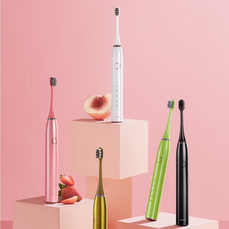 【免運特惠】成人充電聲波全自動牙刷套裝小果刷羅曼ROAMAN - 其他 - 其他材質 多色