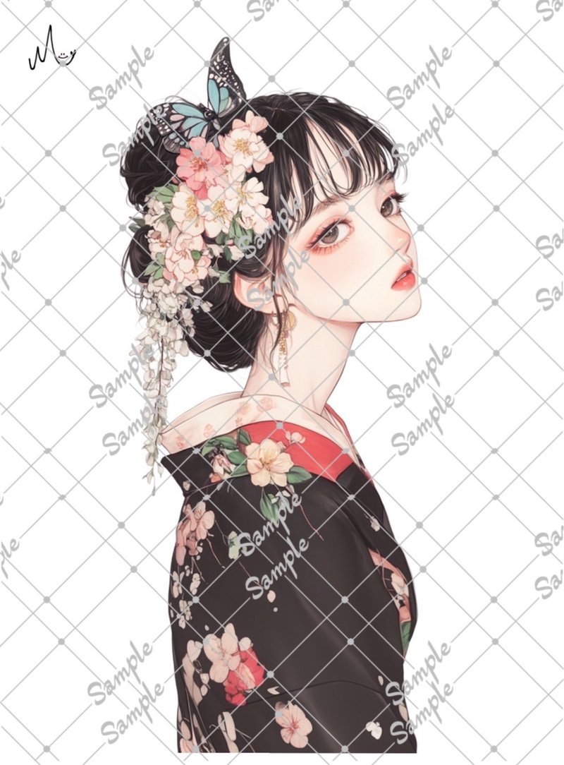 オリジナル人物ステッカー11月新作 - ステッカー・シール - 紙 