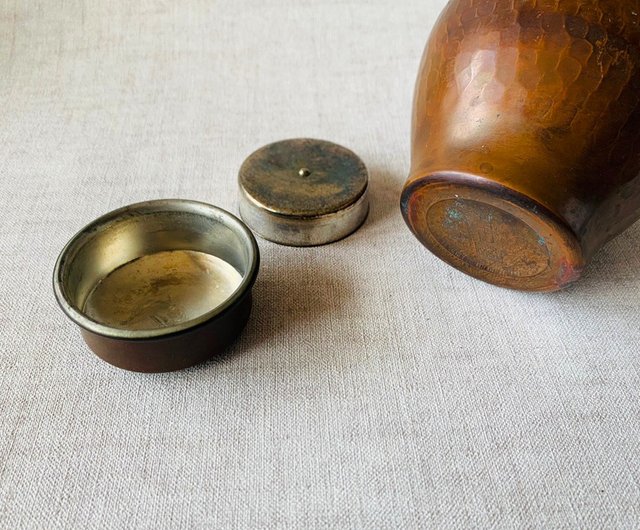 日式古典錘起純銅茶倉│ 茶罐精湛工藝收藏古件手工瑞文堂｜其他人氣榜