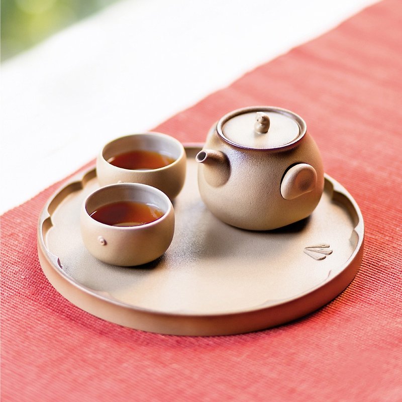 [Lubao LOHAS] Zodiac Gifts for All Things Daji Tea Group - Teapots & Teacups - Pottery Khaki