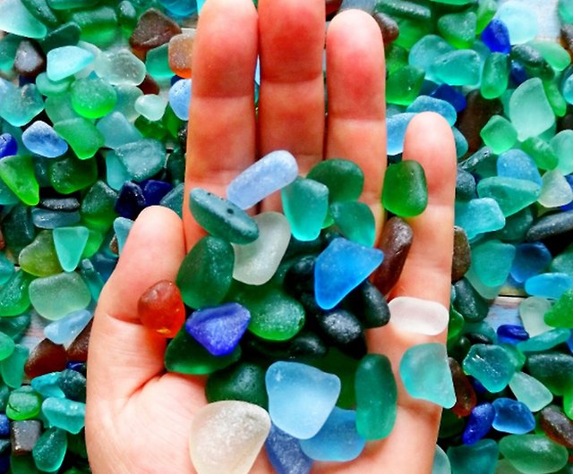 Genuine Sea glass bulk.Rounded sea glass for Jewelry making.Real