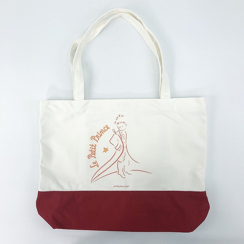 星の王子さまクラシック承認 - バッグをお買い物の混合色（赤）、CB17AA02 - ショルダーバッグ - コットン・麻 レッド