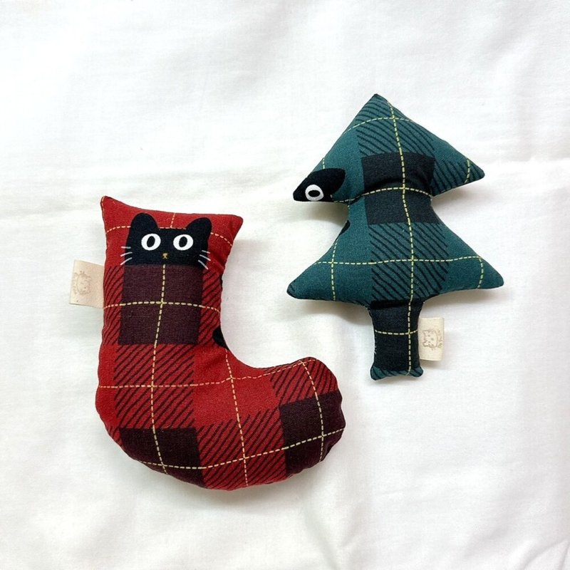 【Christmas Gift Box】Christmas Catnip Pouches & Dog Toys - Pet Toys - ของเล่นสัตว์ - ผ้าฝ้าย/ผ้าลินิน 