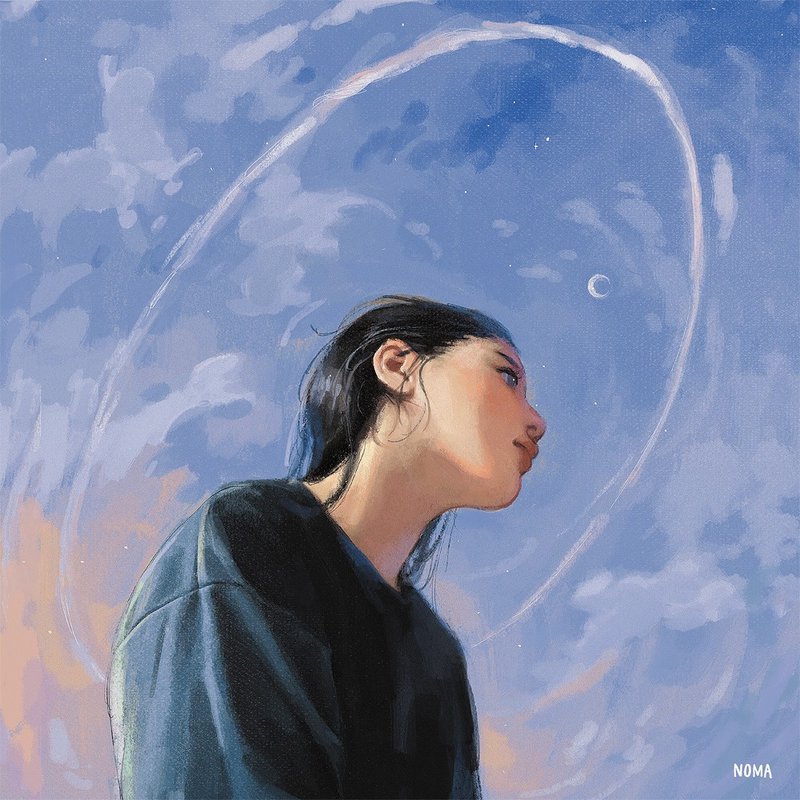 Postcard / Contrail / NOMA - 卡片/明信片 - 紙 