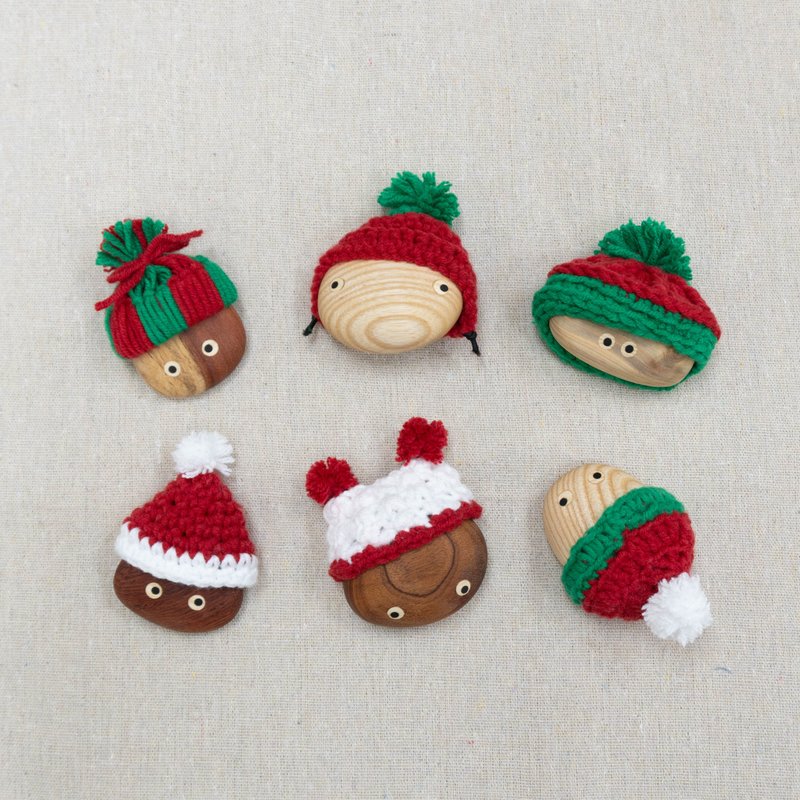 小木靈 | 聖誕特別版 - 擺飾/家飾品 - 木頭 卡其色