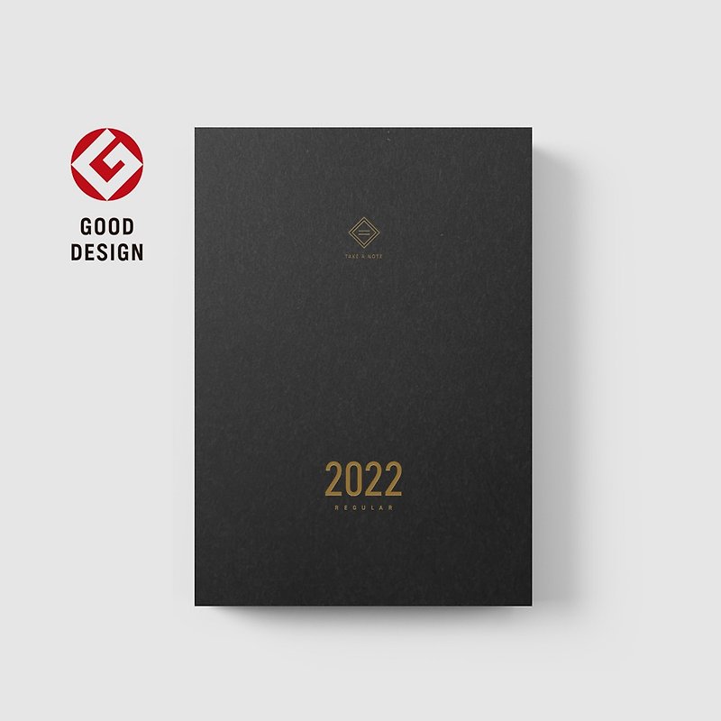 2022 REGULAR Planner - English ver. A5【含特典】 - 筆記簿/手帳 - 紙 黑色