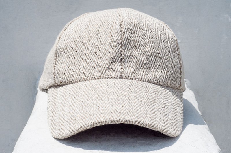 Baseball cap cotton hat cap woven hat fisherman hat visor handmade cap sports cap - desert - Hats & Caps - Cotton & Hemp Khaki