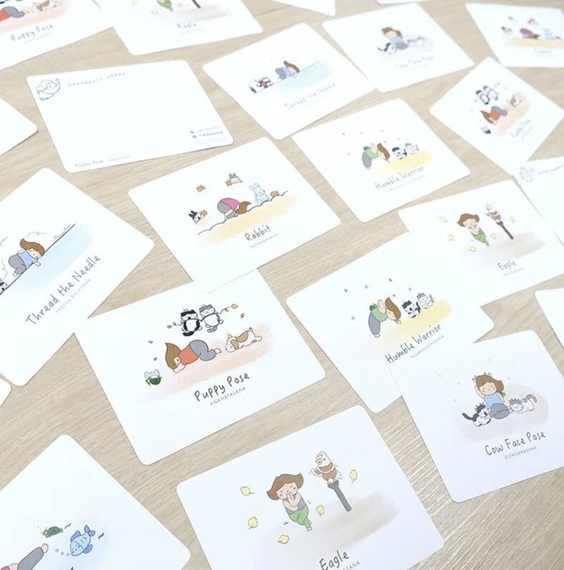 N.S.N.L.名信片套裝 - 膊頭鬆哂 - 卡片/明信片 - 紙 白色