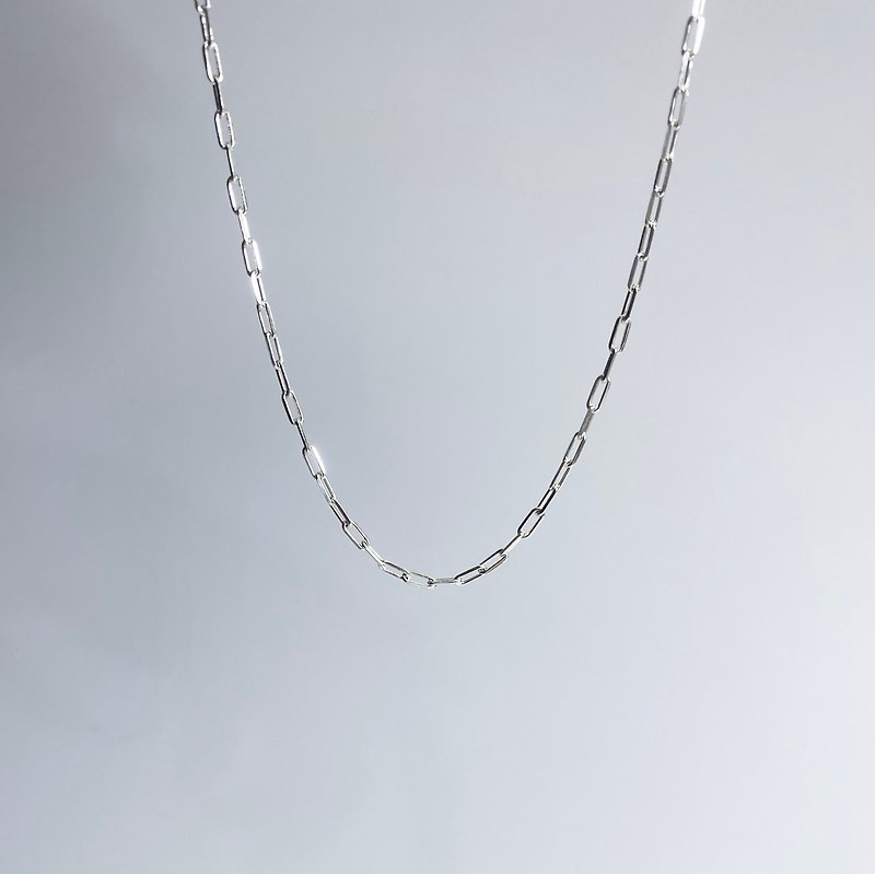 Everyday Square Chain - Necklaces - Sterling Silver 