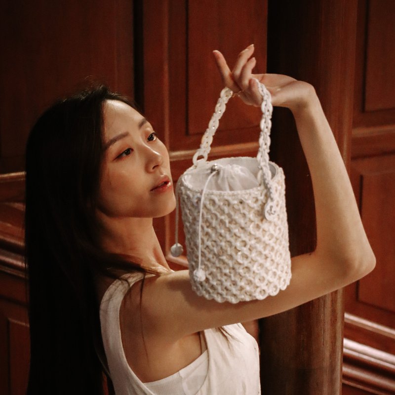 背殼環 - 手提水桶包 - 手提包/手提袋 - 貝殼 