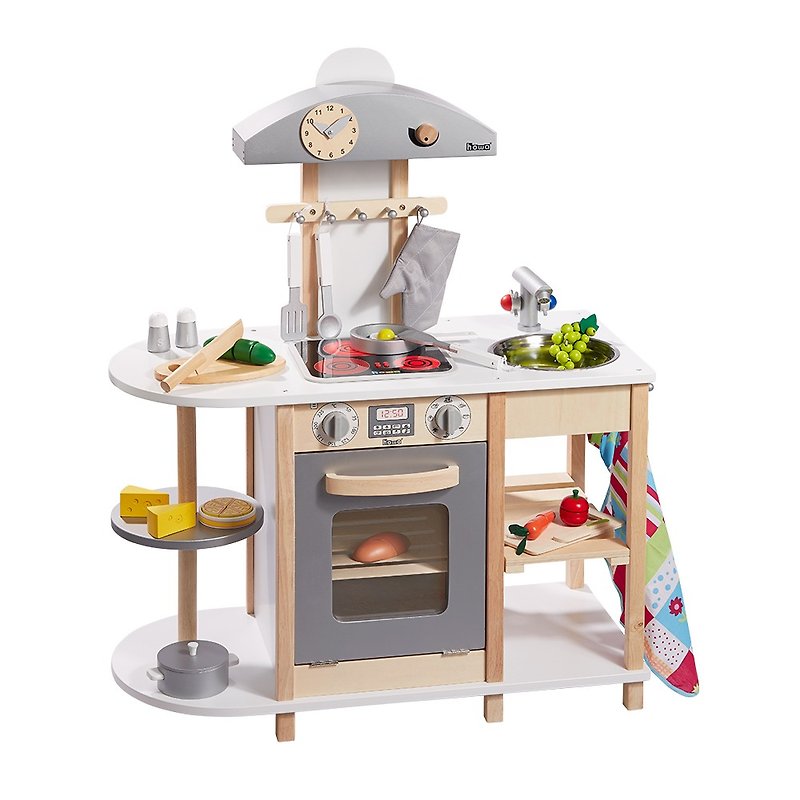 天菜小主廚。木製玩具廚房 - 寶寶/兒童玩具/玩偶 - 木頭 