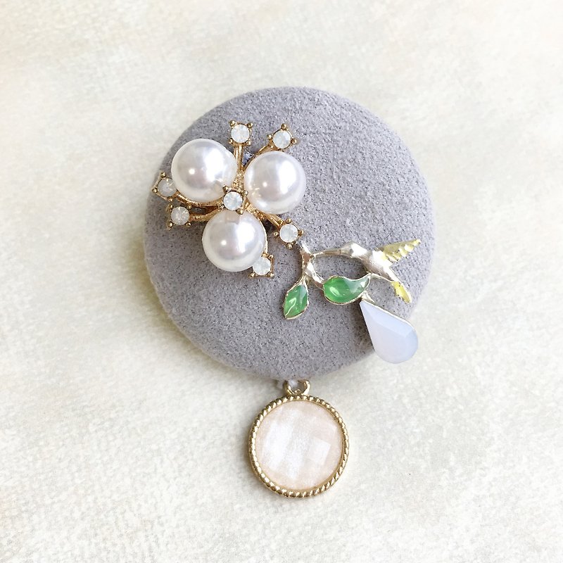 Garden series |  Pin/Brooch - Brooches - Other Metals Gold