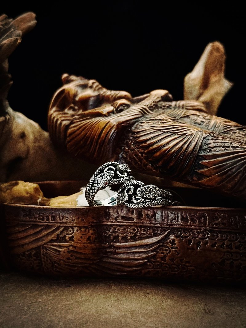 【Egyptian Series】Coil/Snake/Ring - General Rings - Sterling Silver Silver