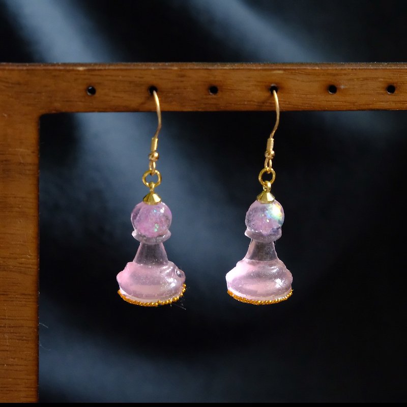 【桜の玉】Sakura Ball-Silver Earrings by ETPLANT - Earrings & Clip-ons - Sterling Silver Pink