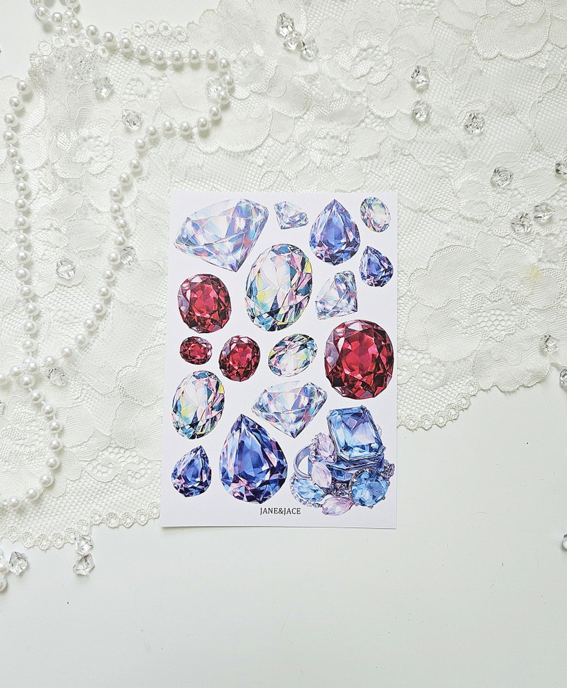 Bling Vivid Jewelry Paper - 貼紙 - 紙 
