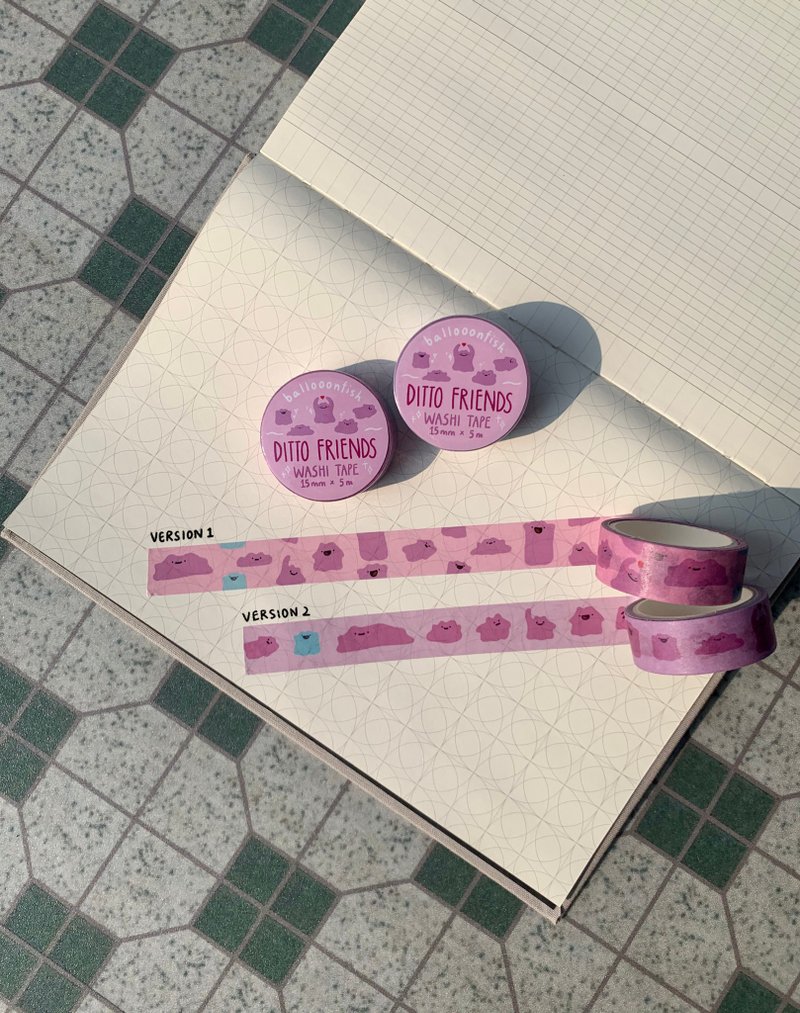 Ditto washi tape - มาสกิ้งเทป - กระดาษ 