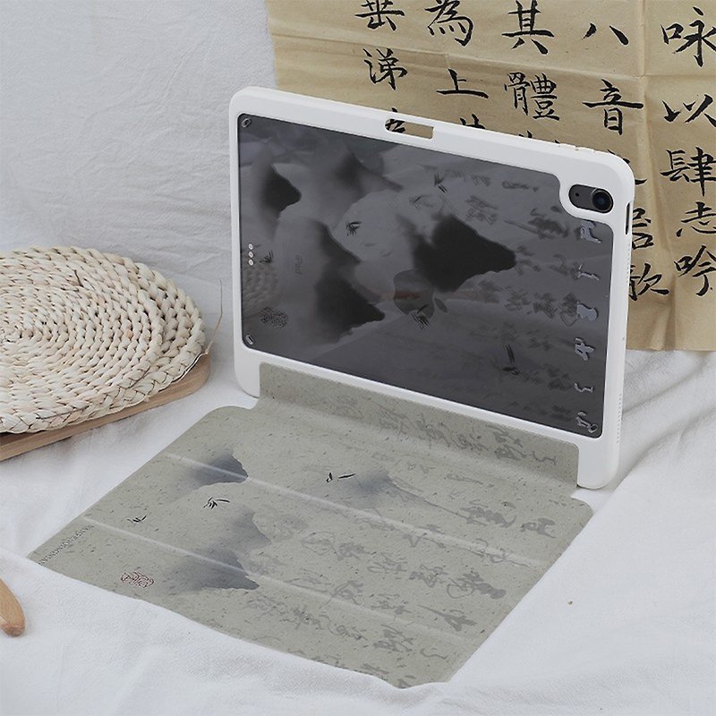 復古山水 iPad 保護殼