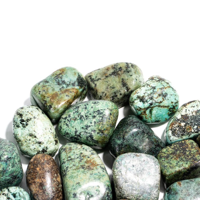 滾石系列-綠松石 200g - 擺飾/家飾品 - 半寶石 綠色