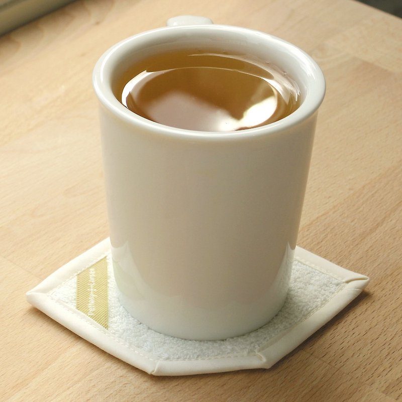 親親馬克杯-無染+杯墊 禮盒【辦公必備】台灣精品/可加購蓋 - 咖啡杯/馬克杯 - 瓷 白色