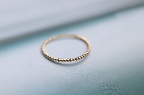 CHARIS GRACE 純14K Ball Shape Ring (Small) 珠珠戒指