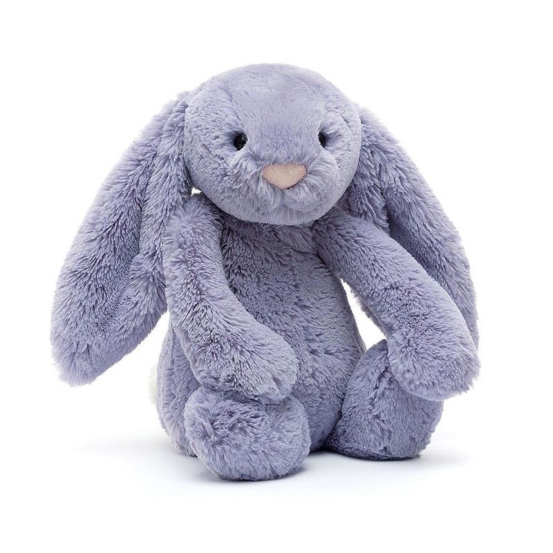 Bashful Viola Bunny 紫色三色堇兔 31cm 紫羅蘭兔玩偶 - 公仔/玩偶 - 聚酯纖維 紫色
