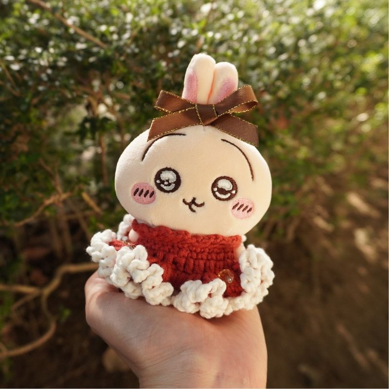 落日之霞-露珠日夜 娃衣 吉伊卡哇 ちいかわ Chiikawa 10cm - 公仔/玩偶 - 棉．麻 紅色