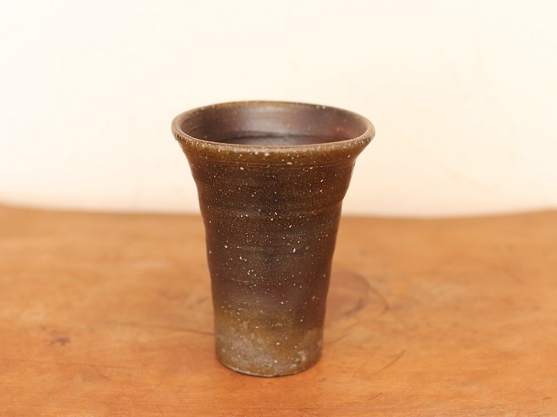 Bizen Baked Sake Brewery (Medium) b2-044 - Cups - Pottery Brown