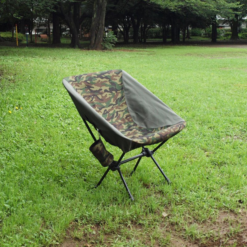 Camping chair cover (camouflage twill fabric) - ชุดเดินป่า - ผ้าฝ้าย/ผ้าลินิน สีเขียว